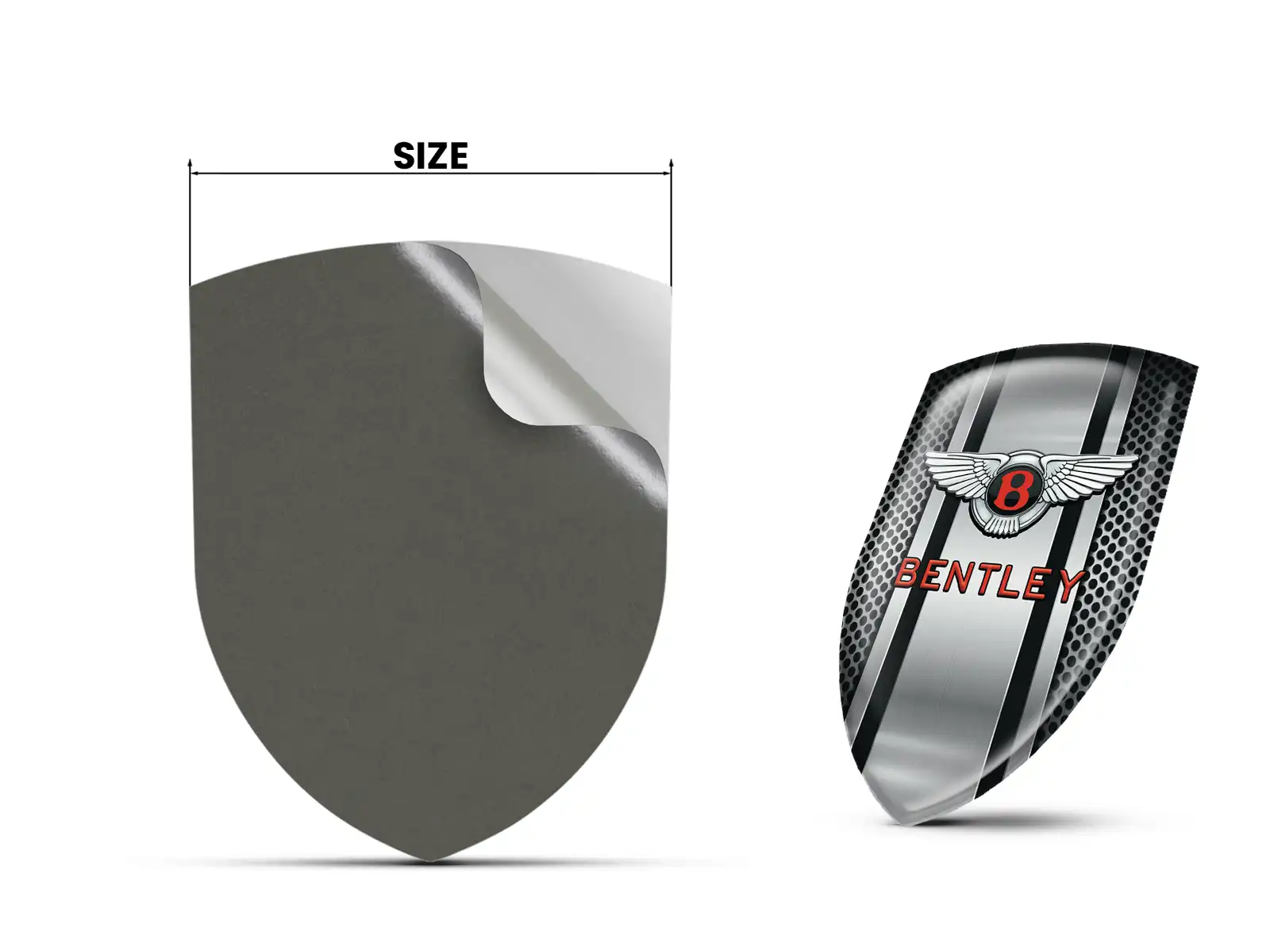 Bentley Gedruckte Logoaufkleber Pro Max Robust Elegant